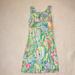 Lilly Pulitzer Dresses | Lilly Shift Dress | Color: Green/White | Size: 00