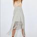 Free People Dresses | Free People Love Me Not Midi Dress 2 New | Color: White/Silver | Size: 2