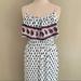 American Eagle Outfitters Dresses | Aeo Maxi Dress W/ Slit | Color: White/Silver | Size: M