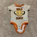 Disney One Pieces | Baby Boy Simba Lion King Onesie | Color: White/Silver | Size: 0-3mb