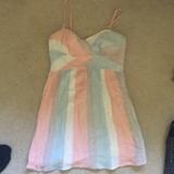 Free People Dresses | Free People Summer Dress Size 8 | Color: Tan/Gray | Size: 8