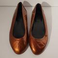 Burberry Shoes | Burberry Bronze Patent Leather Quilted Slippers | Color: Brown/Black | Size: 6