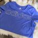 Adidas Shirts & Tops | Girls Adidas Shirt | Color: Blue | Size: Small 7/8