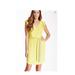 Jessica Simpson Dresses | Jessica Simpson Ruffle Sleeve Dress 2 | Color: Yellow | Size: 2