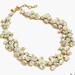 J. Crew Jewelry | Jcrew Crystal Cluster Stone Necklace- Beautiful For Prom Or Wedding | Color: Silver | Size: Os