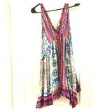 Free People Dresses | Free People- Babydoll Dress In Great Condition! | Color: Silver | Size: S