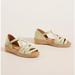 Anthropologie Shoes | Anthropologie Niguisa Jess Strappy Espadrilles | Color: Green/Tan | Size: 10