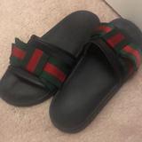Gucci Shoes | Gucci Pursuit Bow Slide Sandal | Color: Black | Size: 7