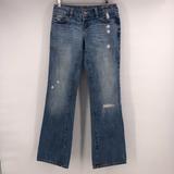 American Eagle Outfitters Jeans | American Eagle Jeans Favorite Boyfriend Distressed | Color: Black/Blue | Size: 2