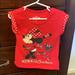 Disney Shirts & Tops | Disney Toddler Girl Top | Color: Red/Black | Size: 3tg