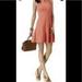 Michael Kors Dresses | Michael Kors Fit & Flare Dress Coral Peach Xs | Color: Brown/Red | Size: Xs