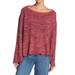 Free People Tops | Free People Prism Pullover Long Sleeve Top | Color: Red/Pink | Size: S