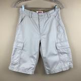 Levi's Bottoms | Levi’s Boys Khaki Cotton Shorts | Color: Silver/White | Size: 12b