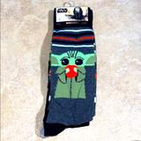 Disney Underwear & Socks | Disney Star Wars Baby Yoda Mandalorian 2 Pack Socks Nwt | Color: Green | Size: Os