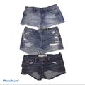 American Eagle Outfitters Shorts | Lot Of American Eagle Distressed Shorts Sz 2 | Color: Blue/Black | Size: 2