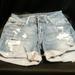 American Eagle Outfitters Shorts | American Eagle Outfitters Jean Shorts | Color: Gray/White | Size: 00