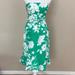 Anthropologie Dresses | Anthropologie Elevenses Strapless Floral Dress | Color: Green | Size: 2