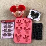 Disney Kitchen | New Disney Mickey Mouse Ice Cake Chocolate Molds | Color: Pink | Size: Os