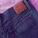 Levi's Shorts | Levis 501 High Waisted Shorts | Color: Purple/Black | Size: 6