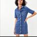 Zara Dresses | Like New Zara Denim Dress | Color: Black/Blue | Size: S