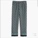 J. Crew Pants & Jumpsuits | J Crew Silk Pants In Foulard Print | Color: Black | Size: 4