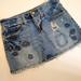 American Eagle Outfitters Skirts | American Eagle Outfitters Distressed Denim Miniskirt, 6 | Color: Gray | Size: 6