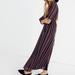 Madewell Dresses | Madewell Wraparound Maxi Dress In Stockdale Stripe | Color: Silver | Size: 0