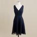 J. Crew Dresses | J Crew - Evie Silk Chiffon Dress In Newport Navy | Color: Black | Size: 2