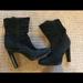 Gucci Shoes | Gucci Suede Boots With Skin Heels Size 7 | Color: Brown | Size: 7