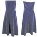 J. Crew Dresses | J Crew Seersucker Polka Dot Midi Dress | Color: Blue/White | Size: 0