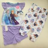 Disney Pajamas | Disney Frozen Elsa Anna Cute Pajama Set | Color: White/Silver | Size: 2tg