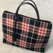 Burberry Bags | Burberry London Wool - Leather Bag (Rare) | Color: Red/Brown | Size: Os