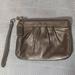 Coach Bags | Coach Metallic Wristlet Small Taupe | Color: Brown | Size: Os