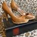 Jessica Simpson Shoes | Jessica Simpson 4” Leather Pumps | Color: Brown | Size: 7