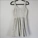 Anthropologie Dresses | Anthropologie (The Letter Tweed) Dress | Color: White/Silver | Size: Xs