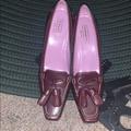 Coach Shoes | Coach Camellia Pumps Burgundy Leather Pointed Toe | Color: Pink/Purple | Size: 8