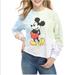 Disney Tops | Disney Long Sleeve Skimmer Mickey Tie Dye T-Shirt | Color: Silver | Size: Various