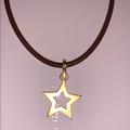 Coach Jewelry | Coach Star Necklace | Color: Gray | Size: Os