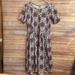 Lularoe Dresses | Lularoe Amelia Dress / L | Color: Gray | Size: L