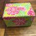 Lilly Pulitzer Storage & Organization | Lilly Pulitzer Fabric Jewelry Box | Color: Green/Pink | Size: Os