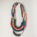 Anthropologie Jewelry | Anthropologie Mixed Bead Necklace | Color: Silver | Size: Os