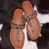 Coach Shoes | Coach Thong Sandals | Color: Brown | Size: Various