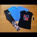 Adidas Shirts & Tops | Girls Adidas Tights Sweatshirt And Top L 14 | Color: Blue | Size: Lg