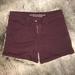 American Eagle Outfitters Shorts | American Eagle Burgundy Shorts Size 2 | Color: Purple/Black | Size: 2