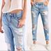 Urban Outfitters Jeans | Bdg Slim Low Rise Boyfriend Jean- Destroyed | Color: Silver | Size: 28