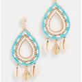 Rebecca Minkoff Jewelry | New Rebecca Minkoff Beaded Chandelier Earrings | Color: Silver | Size: Os