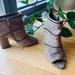 Jessica Simpson Shoes | Jessica Simpson | Peek-A-Boo Booties | Color: Tan | Size: 8