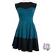 Anthropologie Dresses | Eva Franco Striped Swing Dress Seen On Pll | Color: Black/Blue | Size: 0