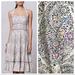 Anthropologie Dresses | Anthropologie Multi Color Fit Flare Halter Dress | Color: White/Silver | Size: 4