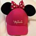 Disney Accessories | Disney Minnie Adjustable Hat Youth Size | Color: Red/Pink | Size: Osg